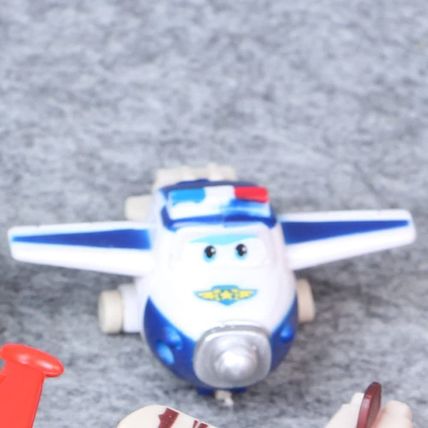 Cute 8pcs Super Wings With Movable Parts Cake Topper Disney Toy Play Figures - U