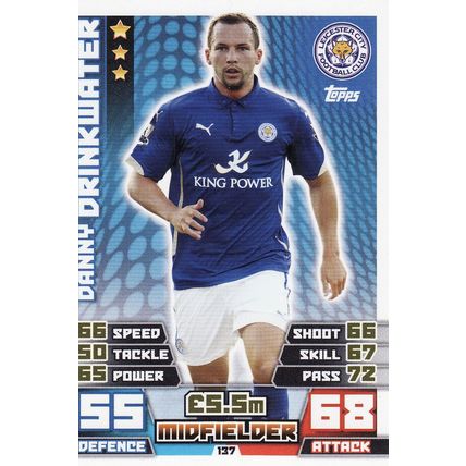 Match Attax 2014/2015 137 Danny Drinkwater Leicester City