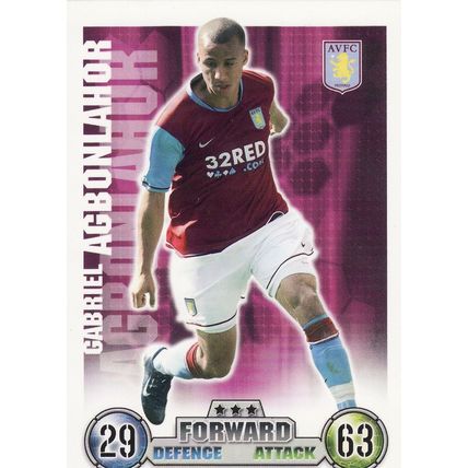 Match Attax 2007/2008 Gabriel Agbonlahor Aston Villa