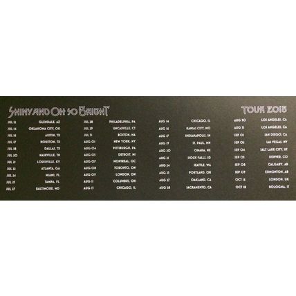 2018 OFFICIAL SMASHING PUMPKINS ANGEL CONCERT TOUR POSTER 9/30 31 LA CHICAGO LTD