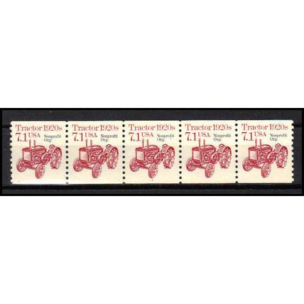 2127a 7.1c Tractor Very Fine MNH Dry Gum PNC 1/5 X0819