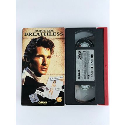 Breathless VHS Video Tape Richard Gere, Valérie Kaprisky