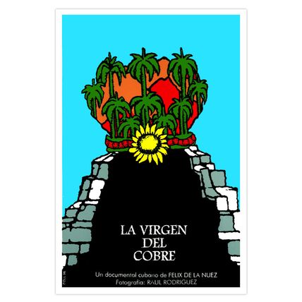 Cuban decor Wall Design movie Poster 4 film"Caridad del COBRE"Cuba Saint