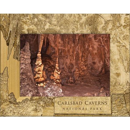 Carlsbad Caverns National Park Laser Engraved Wood Picture Frame (8 x 10)