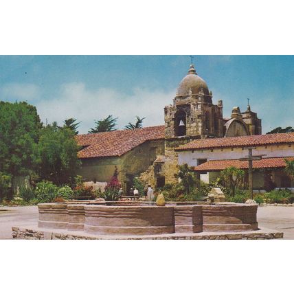 Santa Cruz & Monterey - Lot of 7 - Antique & Vintage Postcards - California Golf