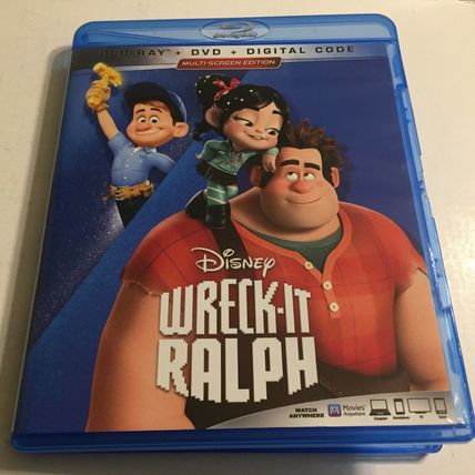 Disney Wreck it Ralph Animated Movie Blu-Ray Disc Only (No DVD No Digital)