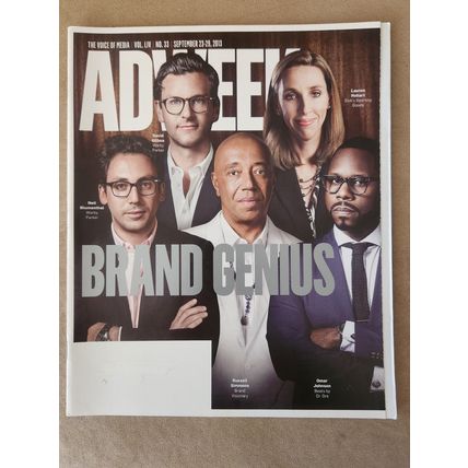 Adweek Magazine September 23-29, 2013 – Brand Genius