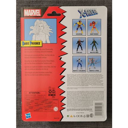 DARK PHOENIX Hasbro Marvel Legends Series Retro 6" Action Figure Uncanny X-Men