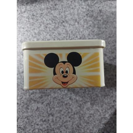 Vintage Mickey Mouse French Biscuit Tin - Approx 20 x 13 x 7 cm