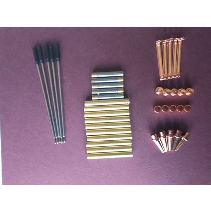 Slimline Pen making kits for woodturning in Rose Gold Pack of 5