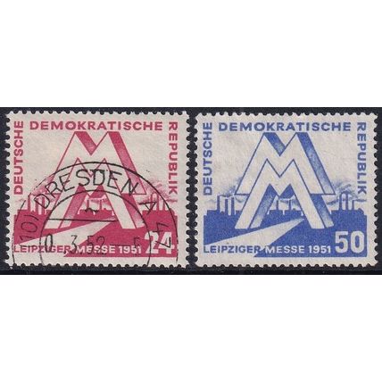 DDR - East Germany 1951 SG E39-40 Used - (E-655 (1))