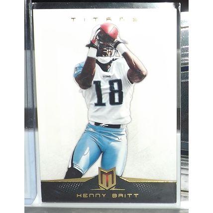 2012 Panini Momentum KENNY BRITT (Titans) Gold #35 56/99