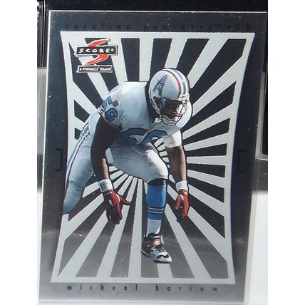 1997 Score Hobby Reserve Collection MICHAEL BARROW (Oilers) Silver Etched #190