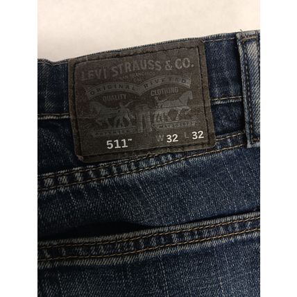 Good Condition Mens LEVI LEVIS 511 Dark Blue MEN'S JEANS SIZE 32X32
