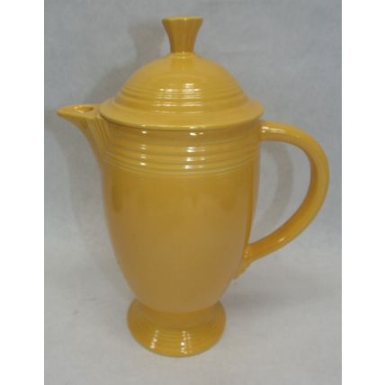 Mint Vintage 1930's Fiestaware Fiesta Large Vintage Coffee Pot Yellow