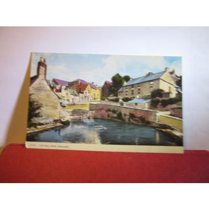 THE MILL POND, SWANAGE, DORSET used vintage postcard by Harvey Barton 1962 pm =