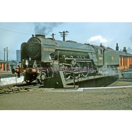 pu3315 - Engine No.60532 Blue Peter, Haymarket Shed, Edinburgh - photograph 6x4