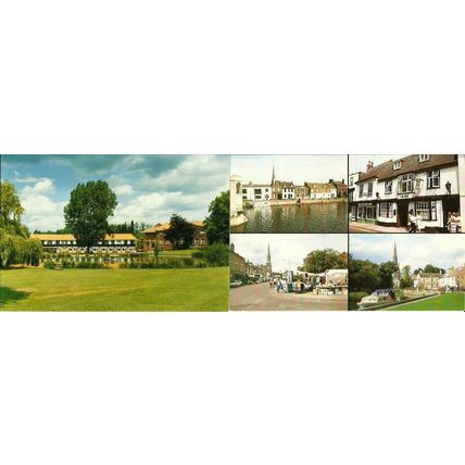 CAMBRIDGESHIRE VILLAGES & TOWNS 7 Postcards (Photographic Heritage)