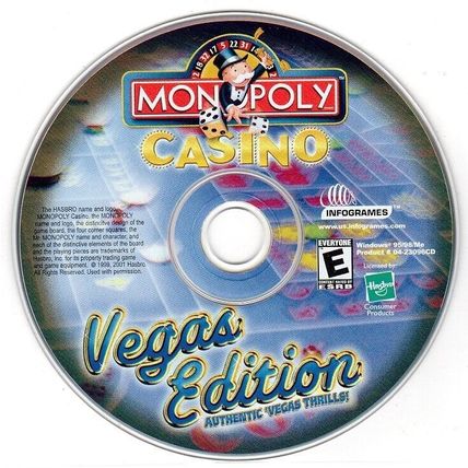 Monopoly Casino: Vegas Edition (PC-CD, 2001) for Windows - NEW CD in SLEEVE