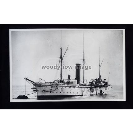 na9590 - Royal Navy Warship - HMS Serpent - built 1888 - photograph