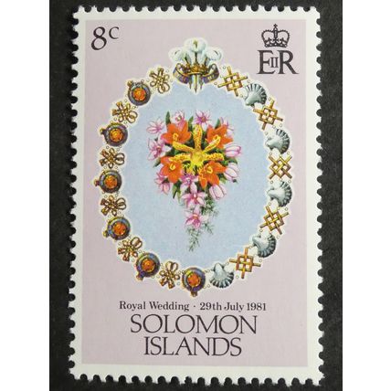 SOLOMON ISLANDS 1981 Royal Wedding 8c SG445 Unmounted Mint