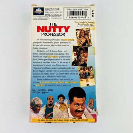 Nutty Professor VHS Video Eddie Murphy