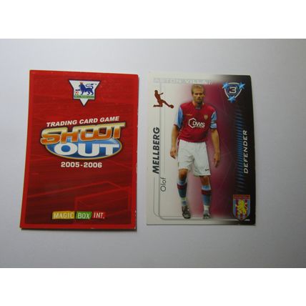 Olaf Mellberg - Aston Villa Shoot Out 2005 2006 Magic Box Football Card (EF1)
