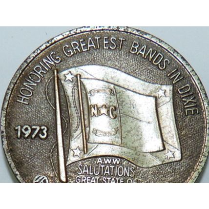 1973 American Medal Greatest Bands in Dixie, One Man's World Mardi Gras D 3.8 cm