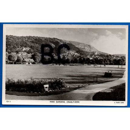 Postcard Park Gardens Craig-Y-Don Llandudno Denbighshire Conwy Nr Rhos Colwyn