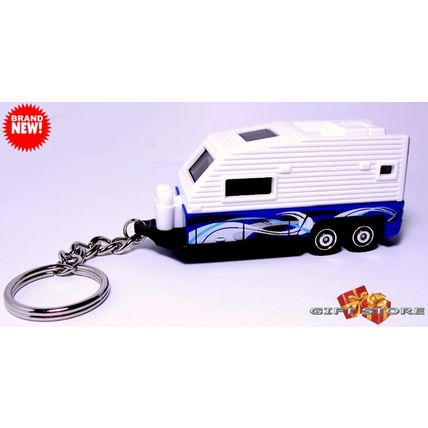 VERY RARE GREAT GIFT KEYCHAIN CAMPER ⛺ TRAILER RV CARAVAN MOTOR-HOME