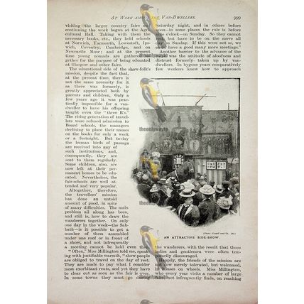 Work Among Van Dwellers, 6 Page Victorian Book Article, 1890s