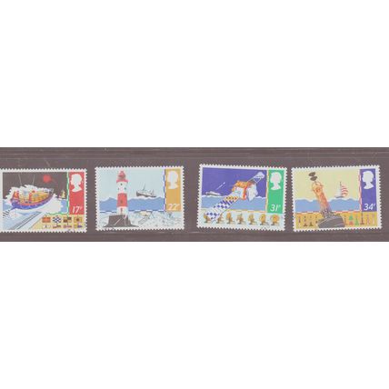 Safty At Sea 1985 SG 1286-1289 used unmounted (ES0129)