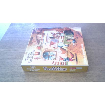 WINTER IN FERN HOLLOW Jigsaw Puzzle (30 Extra Large Pieces) Hestair (1980)