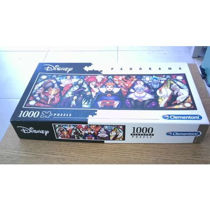 DISNEY: VILLAINS Movie Tie-In Panorama Jigsaw Puzzle (1000 Piece) Clementoni