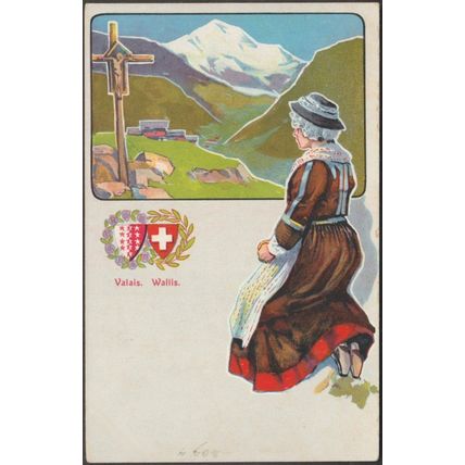 Valais - Wallis, c.1910 - B & Co Litho CPA