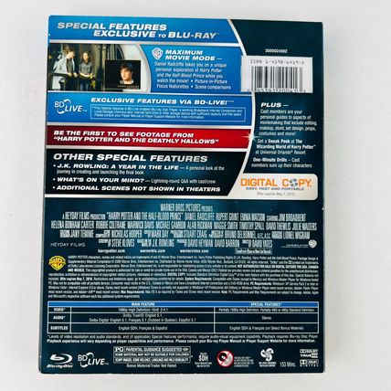 Harry Potter and the Half-Blood Prince Blu-ray Disc 2009 2-Disc Set Special Ed