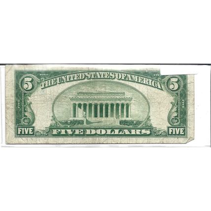 1953-A US Silver $5.00 certificate XF STAR NOTE!