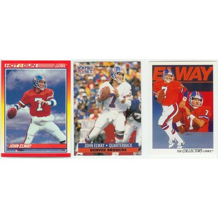 John Elway 6x card Lot