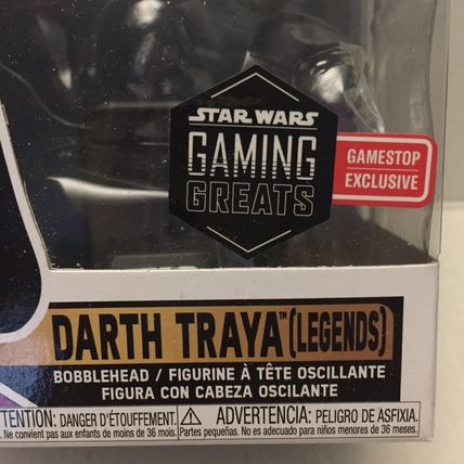 NEW Star Wars Gaming Greats Darth Traya Legends Funko Pop Figure #729
