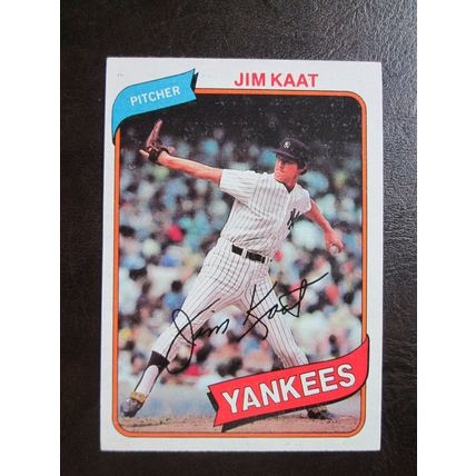 Two (2) Jim Kaat Baseball Cards - See Pictures and Description Below