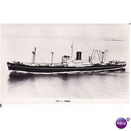 old photograph - P&O, S.S. Perim