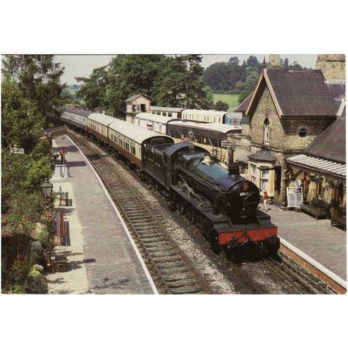 Railway Postcard GWR 6960 Raveningham Hall ARLEY Severn Valley Great Western