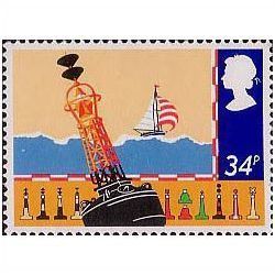 Great Britain 1985 Safety at Sea 34p Buoys Unmounted Mint NHM 2 SG 1289 stamp