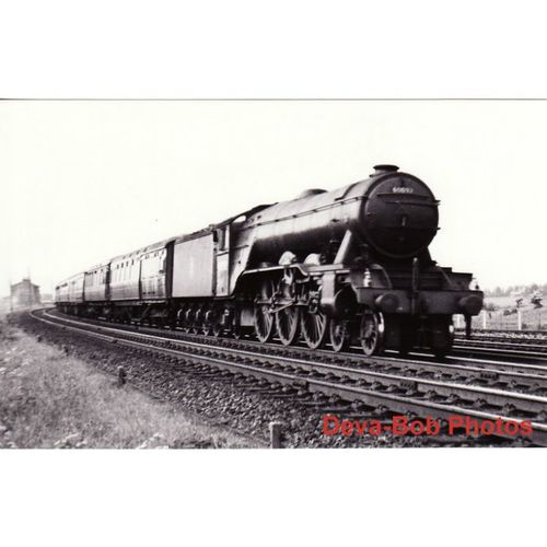 Railway Photo LNER A3 60092 Fairway near Durham Gresley Pacific Loco