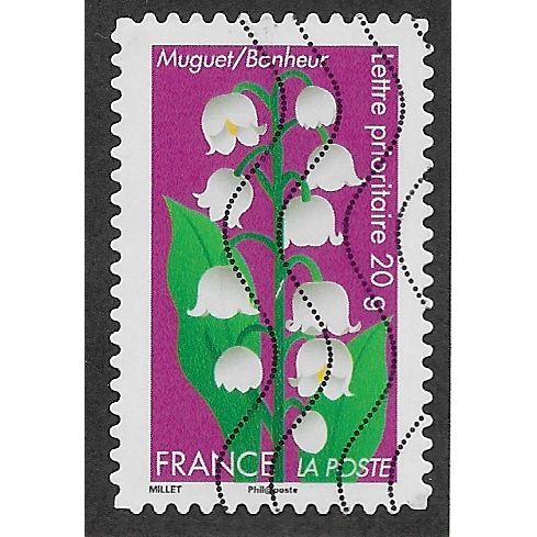 FRA 2012 (60c)(S/A) 'FLOWERS - LILY OF THE VALLEY ' FINE USED (EBID56-676)