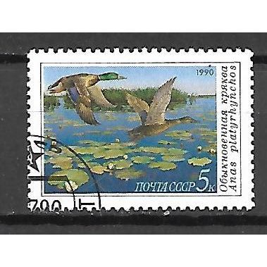 USSR 1990 Birds - Ducks - 5K VF USED