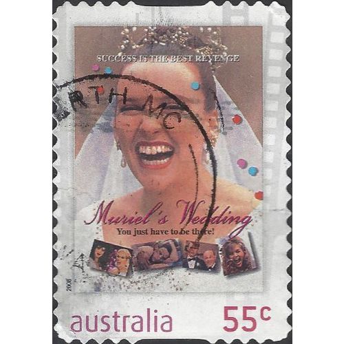 AUSTRALIA, Muriel's Wedding, green 2008, 55c, #2