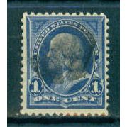 Used 264 1c Benjamin Franklin Just Clears M02982