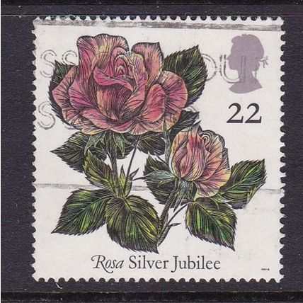 GB 1991 WORLD CONGRESS OF ROSES 22p USED SG1568