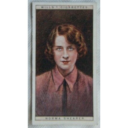 1928 Wills Cinema Stars 2nd No. 22 Norma Shearer